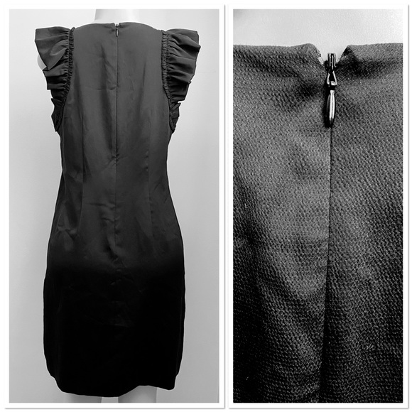 Ann Taylor Ruffled Sleeve shift Dress - Picture 2 of 3